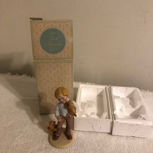 Vintage 1981 Avon Best Friends Porcelain Figurine With Box
